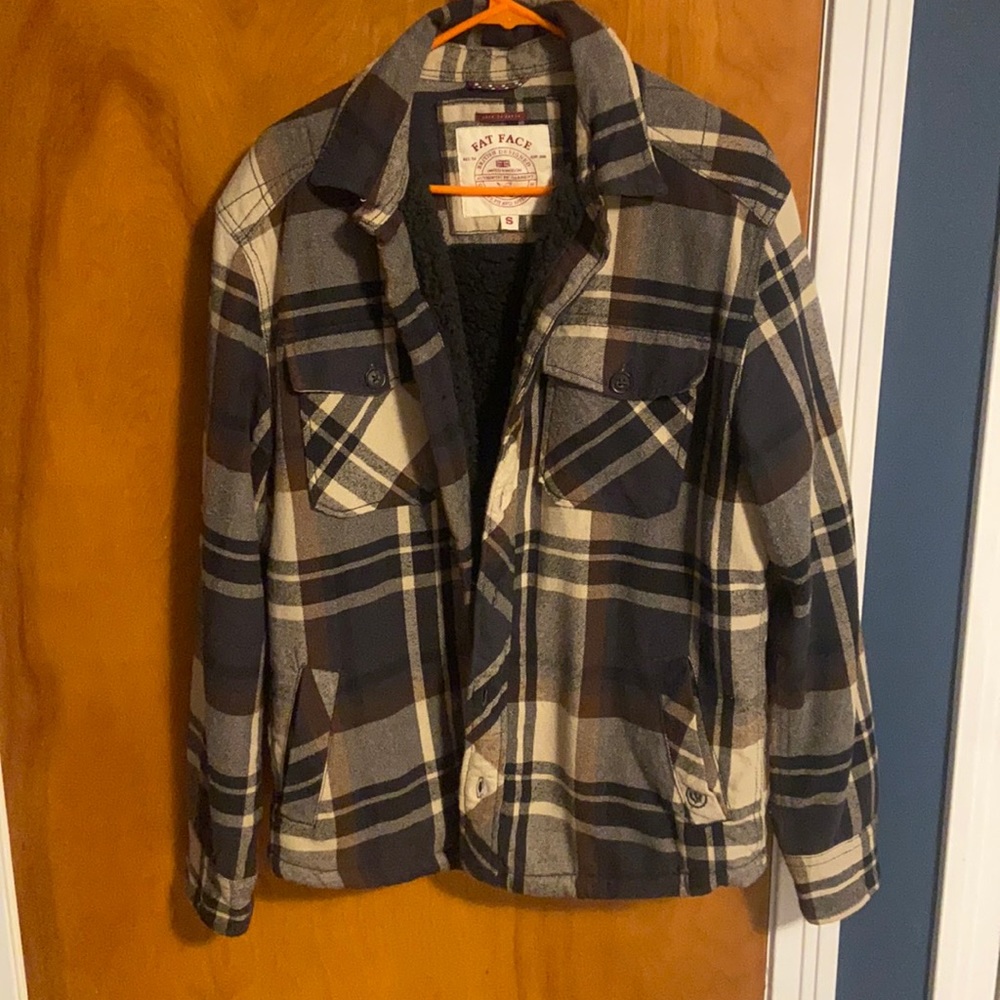 Fat Face flannel over shirt size Small